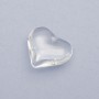 Подвеска хрустальное Сердце 24мм цвет Прозрачный, 1 штука