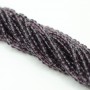 Bead Bone 8mm color purple, thread 55cm