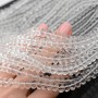 Rondeles 5:8mm vidrio color Cristal, 1 hilo(~75 rondeles)