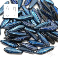 Dagger 5:16mm blue opal laser wing, 10 und.