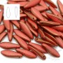 Dagger 5:16mm red coral laser feather, 10 pieces