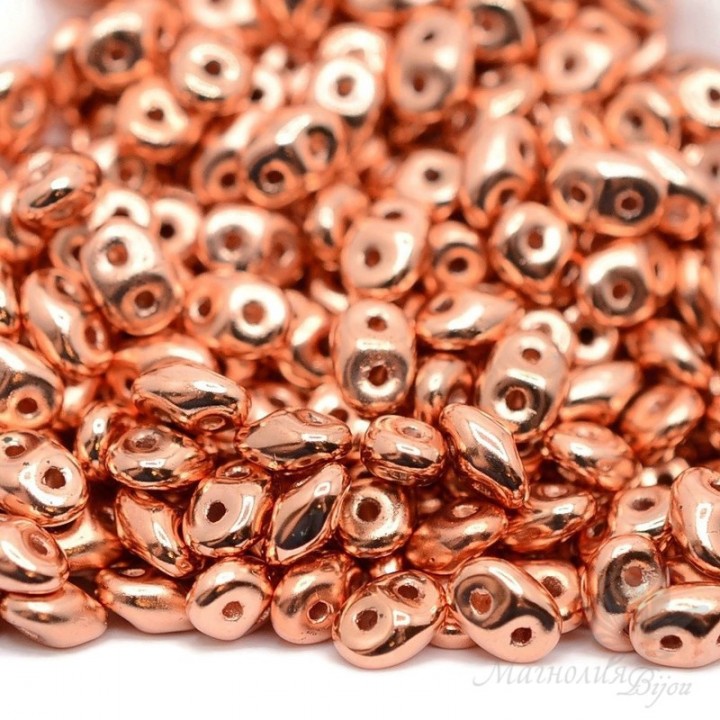 SuperDuo "Copper plate" 2.5:5mm, 5g