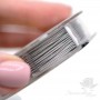 Hilo de acero "Flex-Rite 7" 0.60mm recubierto de nylon transparente, 1 bobina(9.14m)