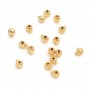 One Touch Crimps(2 in 1) 100 pieces, 18K gold plated