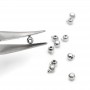 One Touch Crimps(2 in 1) 100 pieces, platinum plated