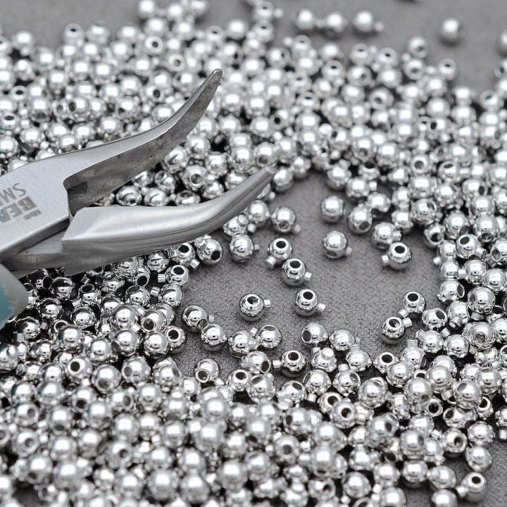 One Touch Crimps(2 in 1) 100 pieces, platinum plated