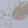 Кримпы круглые 1.5мм родиевое покрытие, 1 грамм