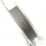 Hilo de acero "Flex-Rite 49" recubierto de nylon transparente 0.45mm, 1 bobina(9.14m)