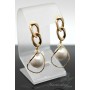 Earrings "Mobile", 16k gold plated