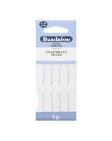 Иглы со складывающимся ушком для нанизывания Beadalon 64:0.24мм(упаковка 4 штуки)