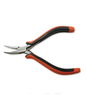 Тонкогубцы угловые SUPERFINE ERGO 12.5см, нержавеющая сталь