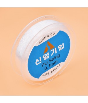 Korean Elastic Crystal Thread transparent 0.7mm, 1 spool (54 meters)