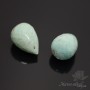 Amazonite faceted drop ~14:10mm, 1 piece