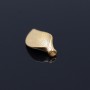 8:15.5mm Small Petal, 14K Matte Gold plated