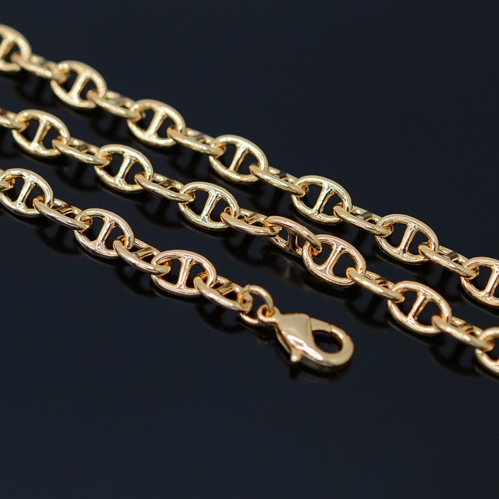 Chain Necklace Hermès 40cm+5cm, 16K gold plated
