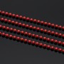 2.3mm Ball Chain Red Color Coating, 50cm