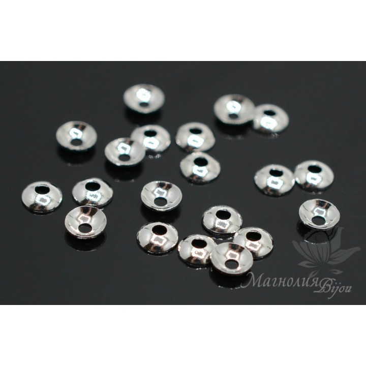 Cap for beads 4mm rod/p, 10 pieces