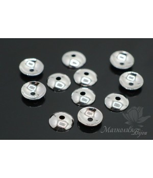 Cap for beads 6mm rod/p, 10 pieces