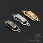 Clasp Buckle 18:6mm, rhodium plated