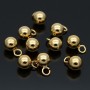 6mm Ball Charms Pendant, 16K gold plated