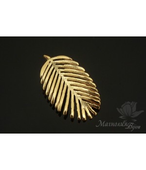 Pendant "Relic Forest", 14 carat gold plated