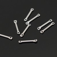 Conector Barra mini, baño de rodio