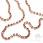 Strass chain "Rose 209" 1.5mm(10cm), 16k gold plated