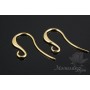 Hook Earrings, 14K gold plated