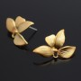 Orchid studs, 1 pair