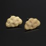 Cloud studs, 14 carat gold plated