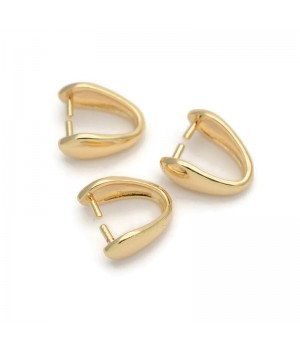 Clamping Bail 12mm, 14K gold plated
