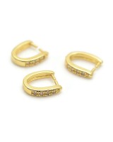 Enganches 10.5mm para colgantes, dorado 18K