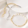 Set for making bracelet with Hook clasp, 18K gold plated