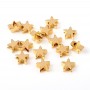 Brass Beads Star 8mm, 1 piece