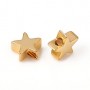 Brass Beads Star 8mm, 1 piece