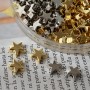 Brass Beads Star 8mm, 1 piece