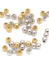 Бусина гладкая 4мм Микс, 100 штук