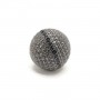 Bead Sphere 15mm, black