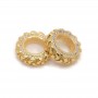Bead Wheel 16mm, gold plated 18K