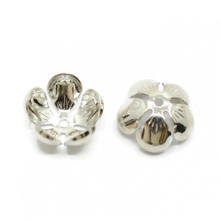 Casquilla Flor de Loto, baño de platino