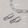 Brass Micro Pave Cubic Zirconia Screw Carabiner Lock for Necklaces and bracelets Making, rhodium plated