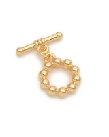 Тогл круглый Шарики, позолота 18К