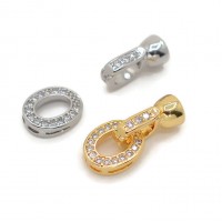 Замочек маленький Овальный для браслета или колье