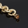 Vivienne W. style necklace or bracelet set, 18K gold plated