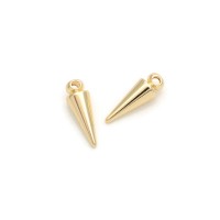 Подвеска Шип(конус) 5:15мм, позолота 18К