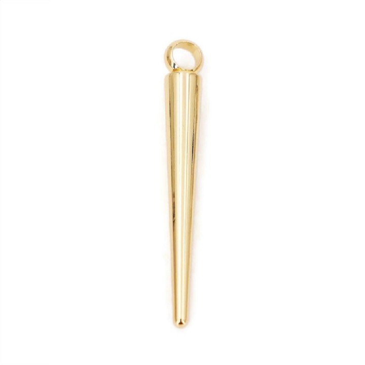 Colgante Espina(cono) 4.5:36mm, baño de oro de 18K