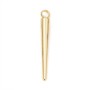Colgante Espina(cono) 4.5:36mm, baño de oro de 18K