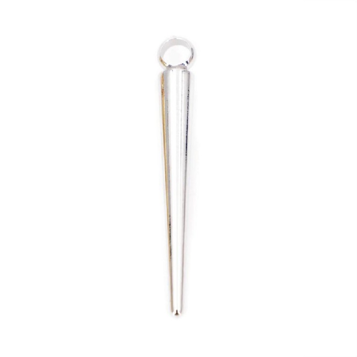 Colgante Espina(cono) 4.5:36mm, baño de platino