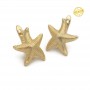 Швензы Морская звезда, позолота 18К