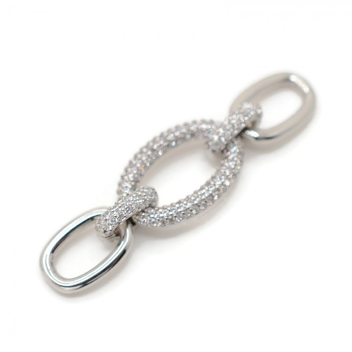 Connector Chain 45mm, platinum plated